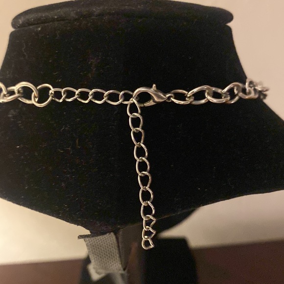 Bundle of 3 Necklaces - all in silver, black, clear and sparkly crystals - Picture 6 of 8